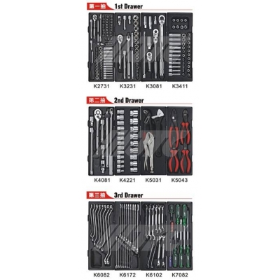 JTC-BW0207BMW 專用207件四抽工具車組套